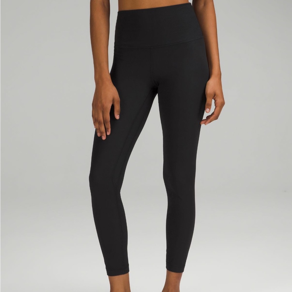 Lululemon Align High-Rise Ribbed Pants 25” BLACK